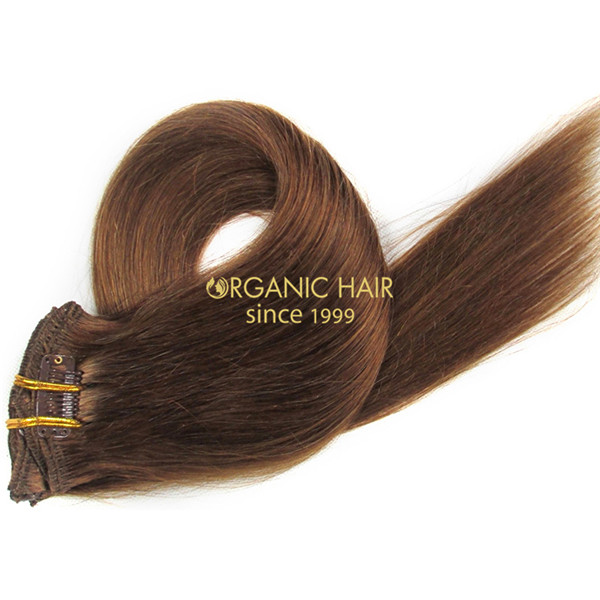 Where to buy clip in hair extensions human hair #8